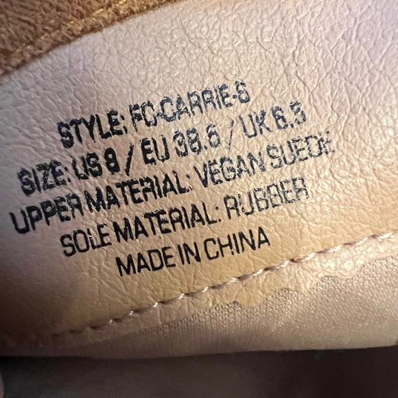 FRENCH CONNECTION CARRIE WESTERN BOOTS WOMEN'S Sz 8 • Cognac - Picture 11 of 16